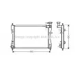 Radiateur, refroidissement du moteur AVA QUALITY COOLING [MT2173]