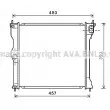 Radiateur, refroidissement du moteur AVA QUALITY COOLING [MT2243]