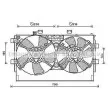 Ventilateur, refroidissement du moteur AVA QUALITY COOLING [MT7530]