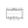 AVA QUALITY COOLING MTA2199 - Radiateur, refroidissement du moteur