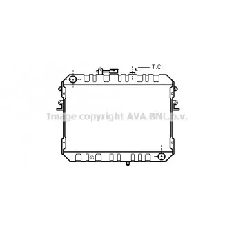 AVA QUALITY COOLING MZ2046 - Radiateur, refroidissement du moteur