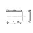 AVA QUALITY COOLING MZ2066 - Radiateur, refroidissement du moteur