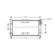 Radiateur, refroidissement du moteur AVA QUALITY COOLING [MZ2135]