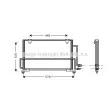 Condenseur, climatisation AVA QUALITY COOLING [MZ5108]