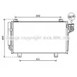 Condenseur, climatisation AVA QUALITY COOLING [MZ5261D]