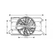 AVA QUALITY COOLING MZ7538 - Ventilateur, refroidissement du moteur