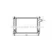 AVA QUALITY COOLING OL2046 - Radiateur, refroidissement du moteur