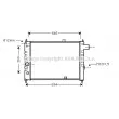 Radiateur, refroidissement du moteur AVA QUALITY COOLING [OL2052]