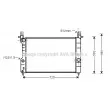 AVA QUALITY COOLING OL2283 - Radiateur, refroidissement du moteur