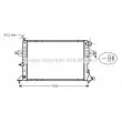 AVA QUALITY COOLING OL2293 - Radiateur, refroidissement du moteur