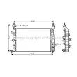 AVA QUALITY COOLING OL2582 - Radiateur, refroidissement du moteur