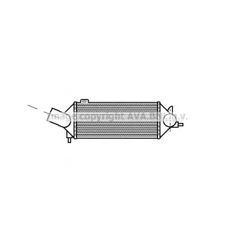 AVA QUALITY COOLING OL4069 - Intercooler, échangeur