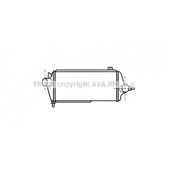Intercooler, échangeur AVA QUALITY COOLING OL4208