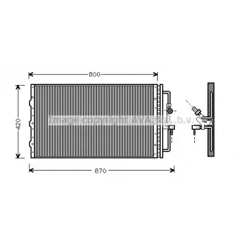 AVA QUALITY COOLING OL5267 - Condenseur, climatisation