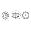 Moteur électrique, pulseur d'air habitacle AVA QUALITY COOLING [OL8674]