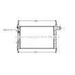AVA QUALITY COOLING OLA2150 - Radiateur, refroidissement du moteur