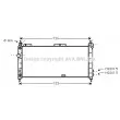 AVA QUALITY COOLING OLA2200 - Radiateur, refroidissement du moteur