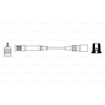 Kit de câbles d'allumage BREMI 538/100