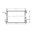 Radiateur, refroidissement du moteur AVA QUALITY COOLING [OLA2395]