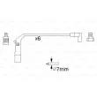 BOSCH 0 986 356 755 - Kit de câbles d'allumage