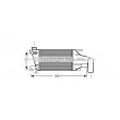 AVA QUALITY COOLING OLA4417 - Intercooler, échangeur