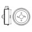 BOSCH 0 986 477 082 - Tambour de frein