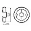 BOSCH 0 986 477 128 - Tambour de frein