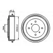 BOSCH 0 986 477 136 - Tambour de frein