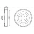 BOSCH 0 986 477 193 - Tambour de frein