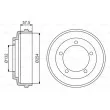 BOSCH 0 986 477 204 - Tambour de frein