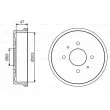 BOSCH 0 986 477 235 - Tambour de frein