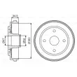 BOSCH 0 986 477 264 - Tambour de frein