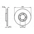 BOSCH 0 986 478 345 - Jeu de 2 disques de frein avant