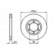 BOSCH 0 986 478 802 - Jeu de 2 disques de frein avant