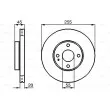 BOSCH 0 986 478 996 - Jeu de 2 disques de frein avant