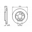 BOSCH 0 986 479 013 - Jeu de 2 disques de frein avant