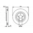 BOSCH 0 986 479 426 - Disque de frein avant droit