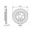 BOSCH 0 986 479 611 - Jeu de 2 disques de frein avant