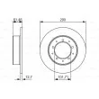 BOSCH 0 986 479 631 - Jeu de 2 disques de frein avant