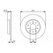 BOSCH 0 986 479 A37 - Jeu de 2 disques de frein arrière