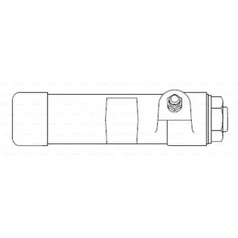 Cylindre récepteur, embrayage METZGER 404-010G