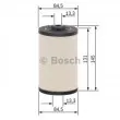 BOSCH 1 457 429 354 - Filtre à carburant