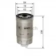 BOSCH 1 457 434 458 - Filtre à carburant