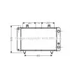 Radiateur, refroidissement du moteur AVA QUALITY COOLING [PE2032]