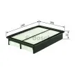 BOSCH 1 987 429 174 - Filtre à air