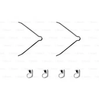 Kit d'accessoires, plaquette de frein à disque BOSCH 1 987 474 013