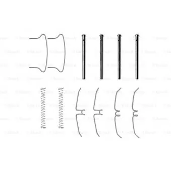 BOSCH 1 987 474 018 - Kit d'accessoires, plaquette de frein à disque