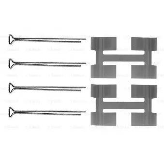Kit d'accessoires, plaquette de frein à disque BOSCH 1 987 474 181
