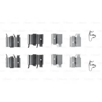 BOSCH 1 987 474 321 - Kit d'accessoires, plaquette de frein à disque