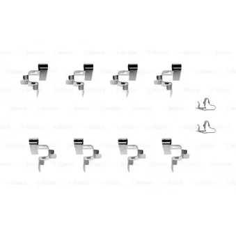 BOSCH 1 987 474 363 - Kit d'accessoires, plaquette de frein à disque